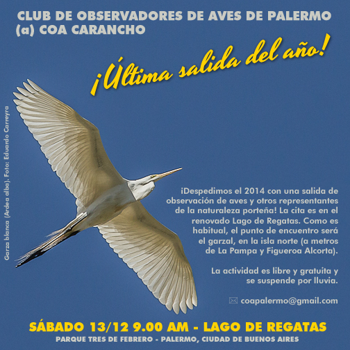 Salida del 13 de diciembre