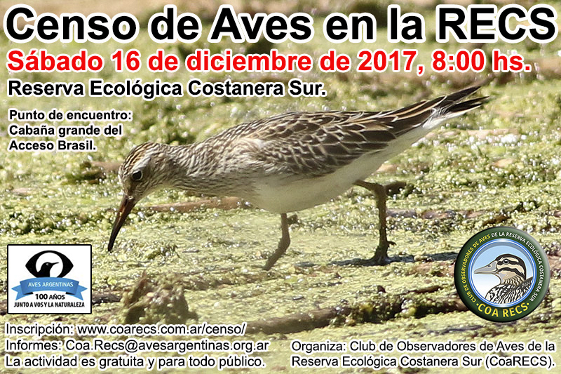 Censo del sábado 16 de diciembre de 2017