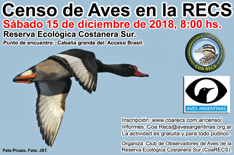 Censo del sábado 15 de diciembre de 2018