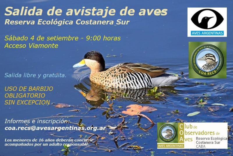 Salida a la RECS del día 4 de septiembre de 2021