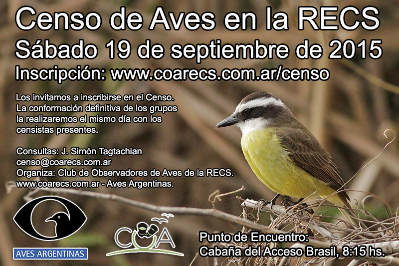 Censo del sábado 19 de septiembre de 2015